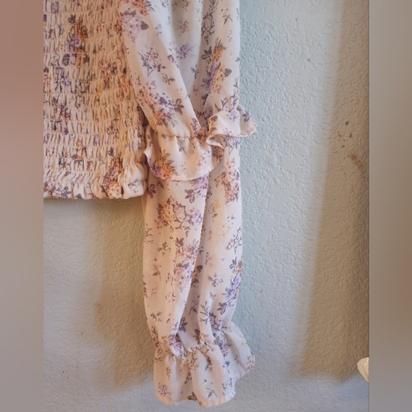 Wild Fable Ruffled Babydoll with Puffed Sleeves - Picture 3 of 5